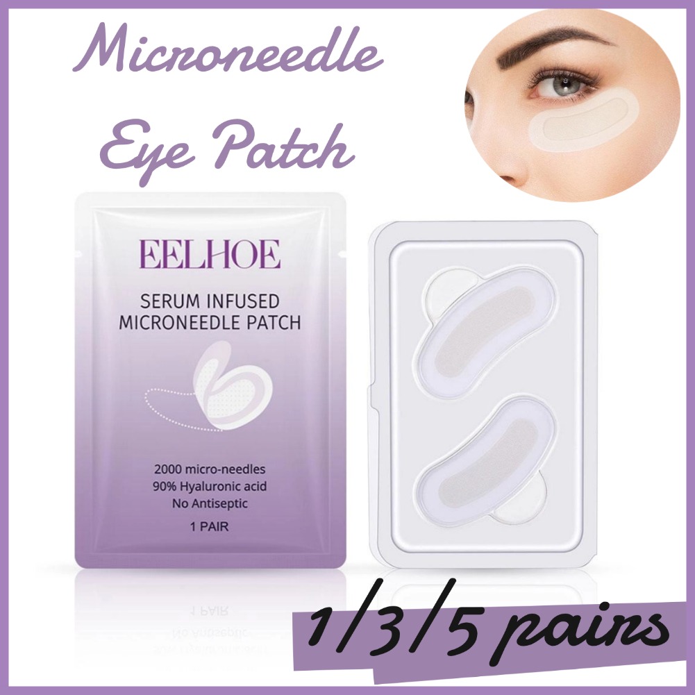 Sheet Mask Collagen - คอลลาเจน Microneedle EYE PATCH กรดไฮยาลูโรนิกละลายน้ําได้ Microneedle