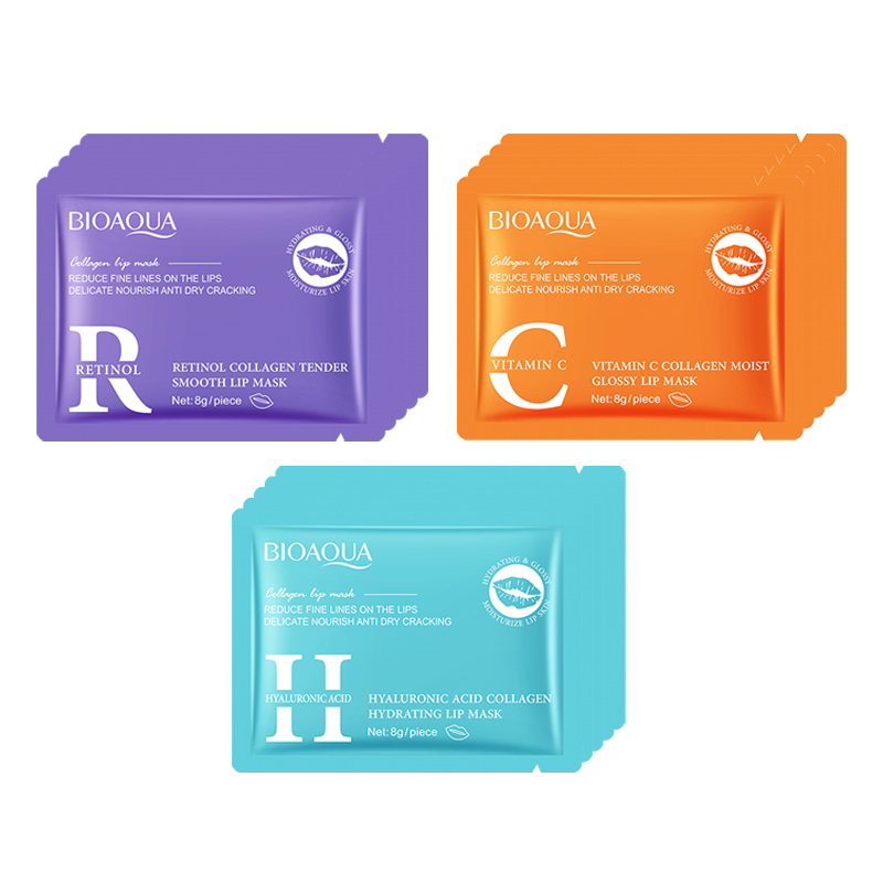 Sheet Mask Collagen - มาส์กใต้ตาไบโออควา เรตินอล คริสตัล คอลลาเจน ลดรอยคล้ำใต้ตา ลดริ้วรอย