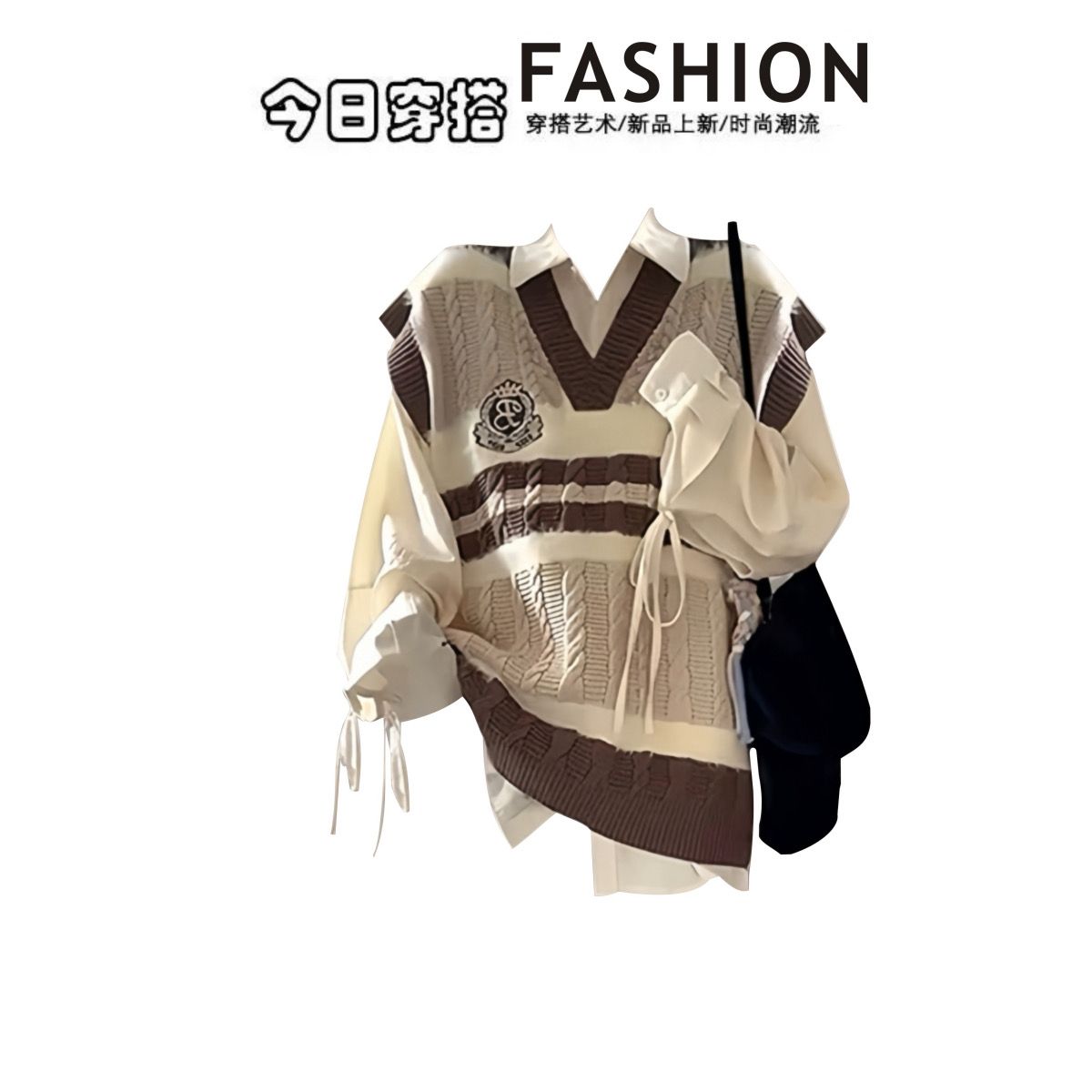ชุดแฟชั่นผู้หญิง ฤดูใบไม้ร่วง/ - Korean Lifestyle บทวิจารณ์และราคา