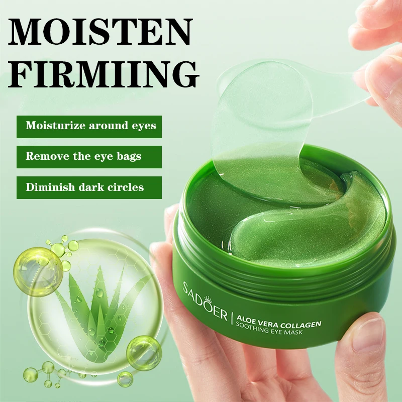 60pcs Aloe Vera Collagen Eye M - Sheet Mask Collagen บทวิจารณ์และราคา