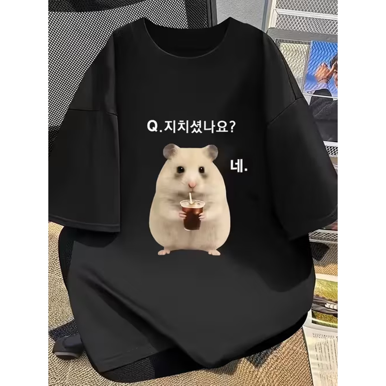 เสื้อยืดแขนสั้นลายหนูแฮมสเตอร์ - Korean Lifestyle บทวิจารณ์และราคา