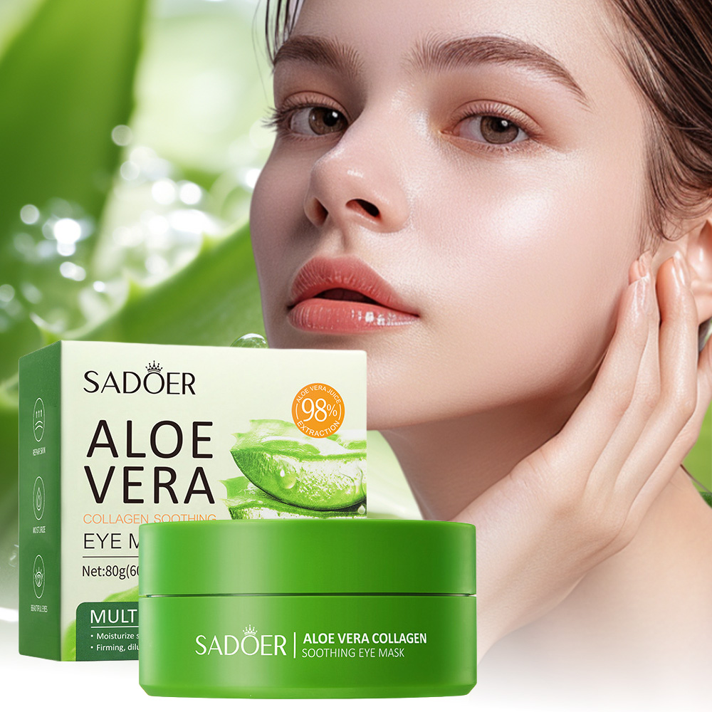 แผ่นมาส์กใต้ตา SADOER อโลเวร่า - Sheet Mask Collagen บทวิจารณ์และราคา