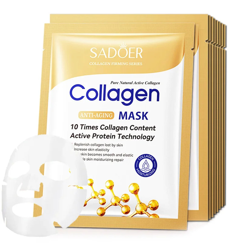 แผ่นมาส์กหน้าคอลลาเจนต่อต้านริ - Sheet Mask Collagen บทวิจารณ์และราคา