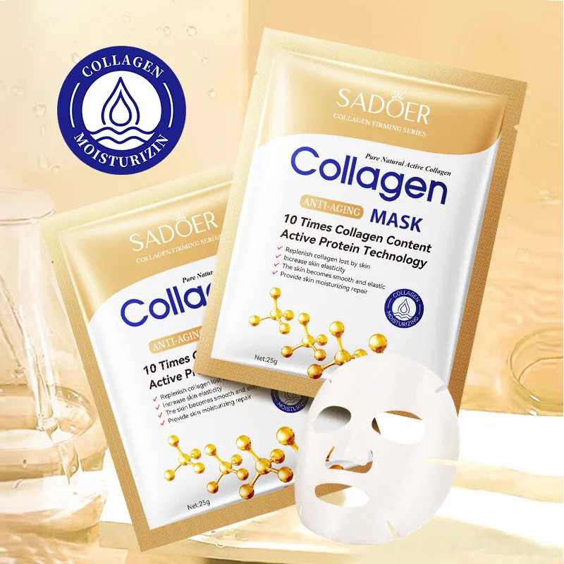 แผ่นมาส์กหน้าคอลลาเจนต่อต้านริ - Sheet Mask Collagen บทวิจารณ์และราคา